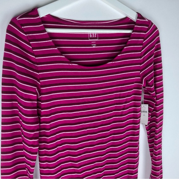 Gap Women’s Crewneck Long Sleeve T-Shirt Modern T -Size S Tall - Picture 3 of 6